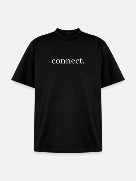 connect - Unisex Garment Dyed T-Shirt - black