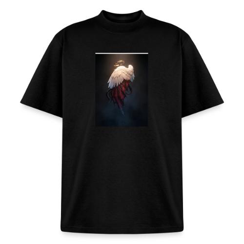 Angel vs Demon Wings Dark Aesthetic Gothic T-Shirt - Heavyweight Washed Unisex T-Shirt