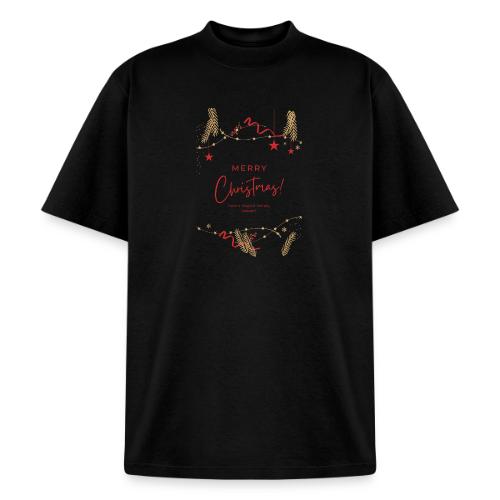 Merry Christmas Typography Design - Unisex Garment Dyed T-Shirt