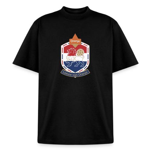 Netherlands Lion Crest T-Shirt, Dutch Badge Gift - Heavyweight Washed Unisex T-Shirt