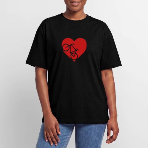 heart_bicycle_cutout - Unisex Garment Dyed T-Shirt