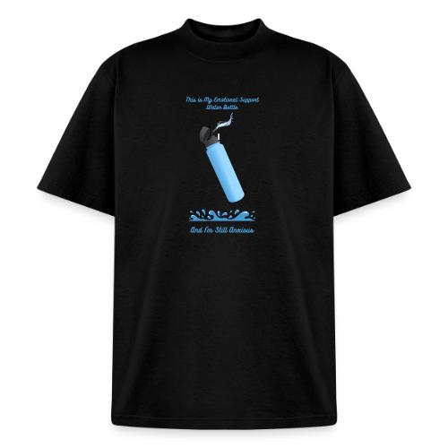 Emotional Support Water Bottle T-Shirt | Still Anx - Heavyweight Washed Unisex T-Shirt