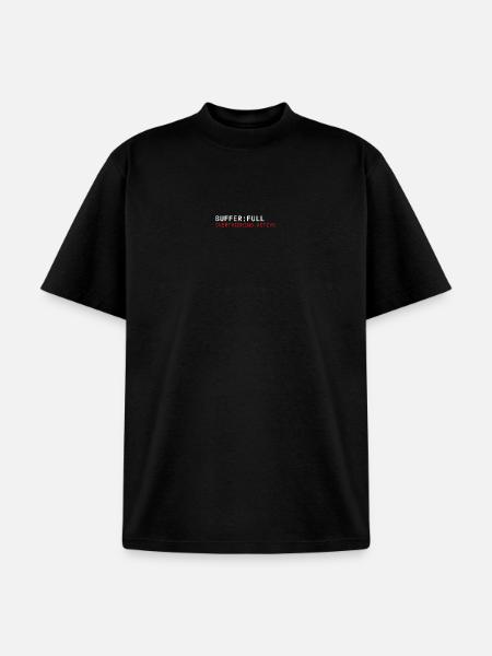 BUFFER: FULL – Mental Health Awareness | log_02 - Unisex Garment Dyed T-Shirt - black