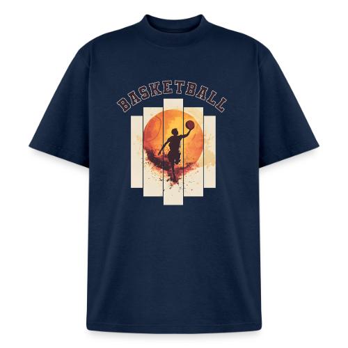Basketball again and again - Heavyweight Washed Unisex T-Shirt