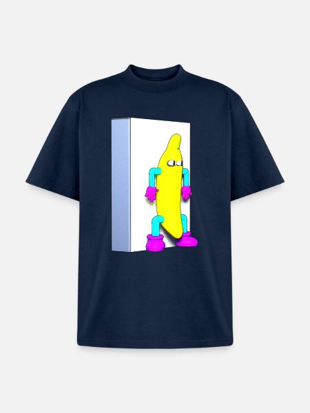 Just a Banana - Unisex Garment Dyed T-Shirt - navy