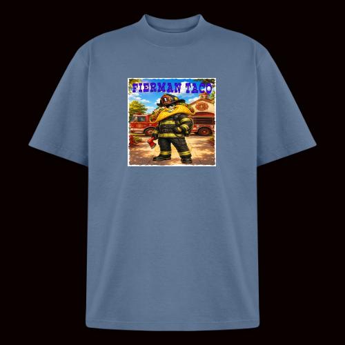 Fireman Taco - Heavyweight Washed Unisex T-Shirt