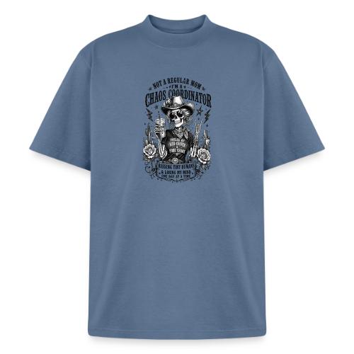 Chaos Coordinator Mom Skeleton Cowgirl - Heavyweight Washed Unisex T-Shirt