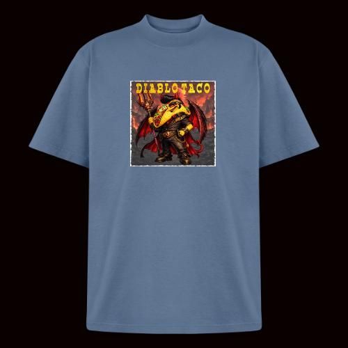 The Diablo Taco Spicy Demon Character - Heavyweight Washed Unisex T-Shirt