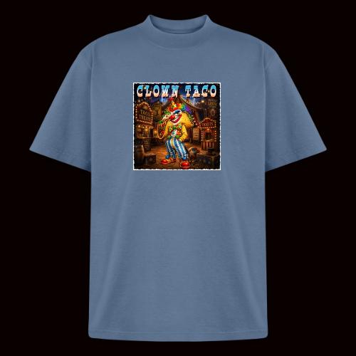 The Clown Taco Circus Humor Character - Heavyweight Washed Unisex T-Shirt