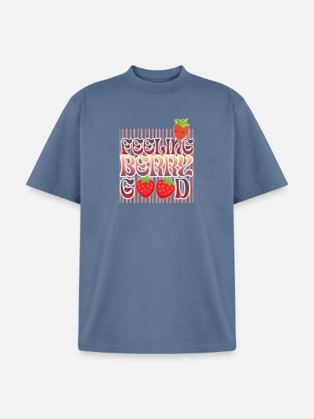Feeling Berry Good - Unisex Garment Dyed T-Shirt - denim