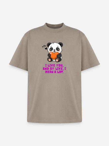 Liking Somebody - Unisex Garment Dyed T-Shirt - khaki
