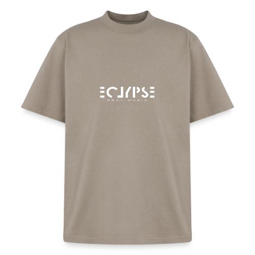 Eclypse White Logo - Heavyweight Washed Unisex T-Shirt