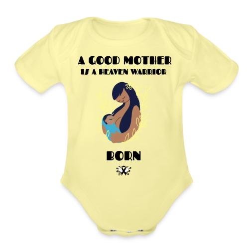 A Good Mother - Organic Short Sleeve Baby Bodysuit