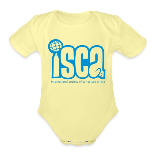 ISCA LOGO - Organic Short Sleeve Baby Bodysuit