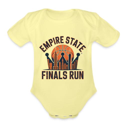 Empire State Finals Run - Organic Short Sleeve Baby Bodysuit