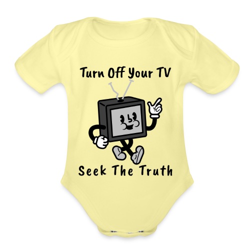 Seek the Truth - Organic Short Sleeve Baby Bodysuit