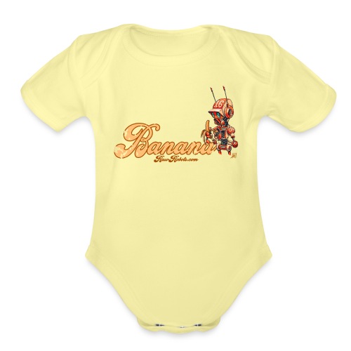 Banana! 🍌 - Organic Short Sleeve Baby Bodysuit