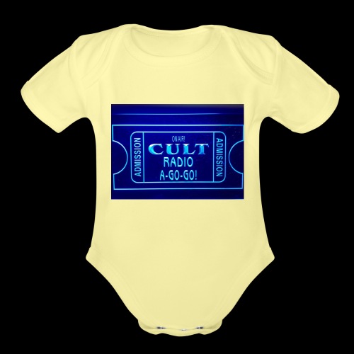 CRAGG Movie Ticket Neon Sign - Organic Short Sleeve Baby Bodysuit