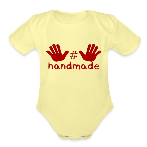 63 handmade - Organic Short Sleeve Baby Bodysuit