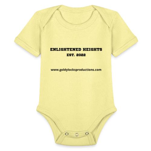 Enlightened Heights - Organic Short Sleeve Baby Bodysuit
