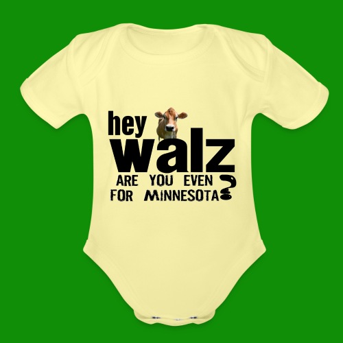 Walz Minnesota - Organic Short Sleeve Baby Bodysuit
