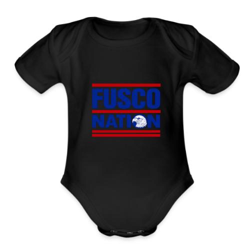 Fusco Nation with Eagle (250th Show Commemorative) - Organic Short Sleeve Baby Bodysuit