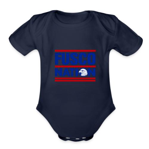 Fusco Nation with Eagle (250th Show Commemorative) - Organic Short Sleeve Baby Bodysuit