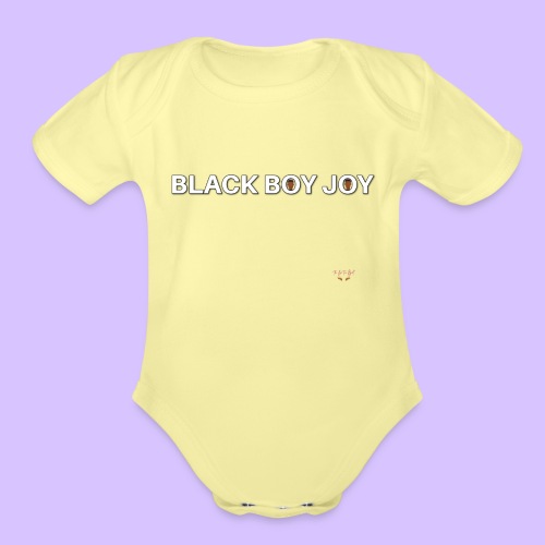 Black Boy Joy - Organic Short Sleeve Baby Bodysuit