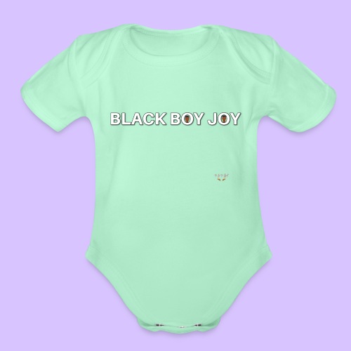 Black Boy Joy - Organic Short Sleeve Baby Bodysuit