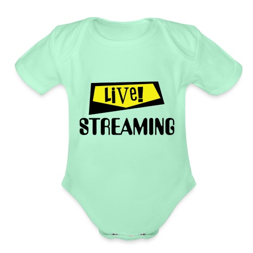 Live Streaming - Organic Short Sleeve Baby Bodysuit
