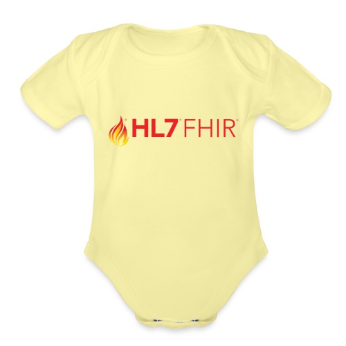 HL7 FHIR Logo - Organic Short Sleeve Baby Bodysuit