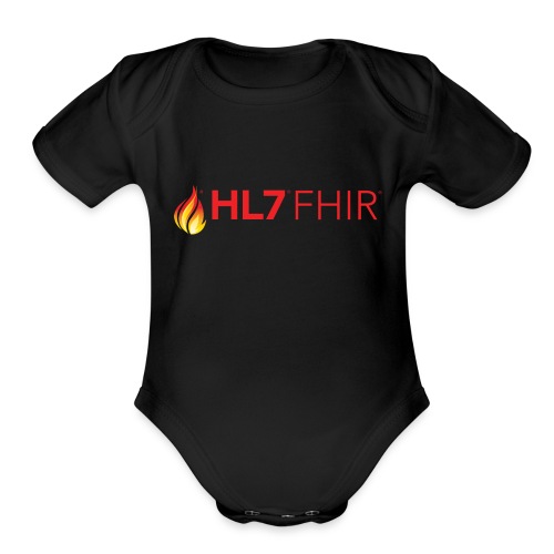 HL7 FHIR Logo - Organic Short Sleeve Baby Bodysuit