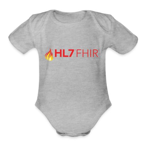 HL7 FHIR Logo - Organic Short Sleeve Baby Bodysuit