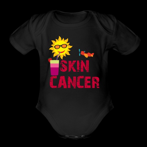 SKIN CANCER AWARENESS - Organic Short Sleeve Baby Bodysuit