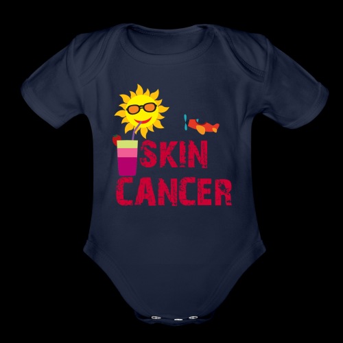 SKIN CANCER AWARENESS - Organic Short Sleeve Baby Bodysuit
