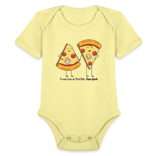 Love at First Bite - Organic Short Sleeve Baby Bodysuit