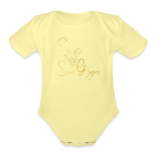 Lady Grapes - Organic Short Sleeve Baby Bodysuit