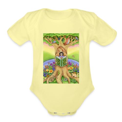 Tree Spirit - Organic Short Sleeve Baby Bodysuit