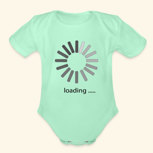 poster 1 loading - Organic Short Sleeve Baby Bodysuit