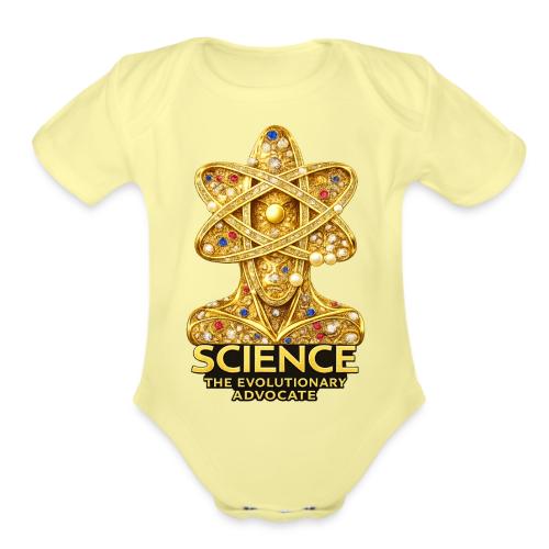 Science the Evolutionary Advocate - Organic Short Sleeve Baby Bodysuit
