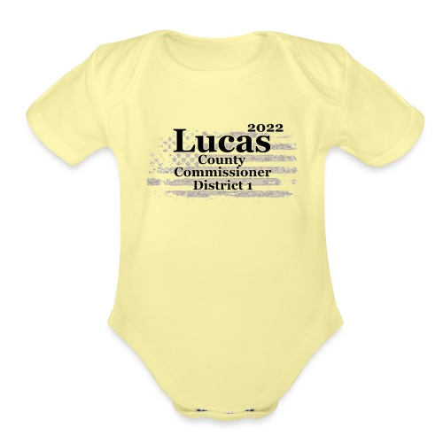 Lucas for Williamson County Commission- District 1 - Organic Short Sleeve Baby Bodysuit