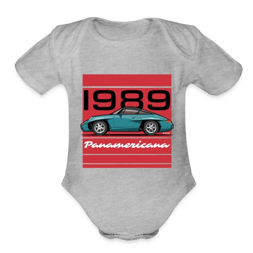 1989 P0r5che Panamericana Concept Car - Organic Short Sleeve Baby Bodysuit