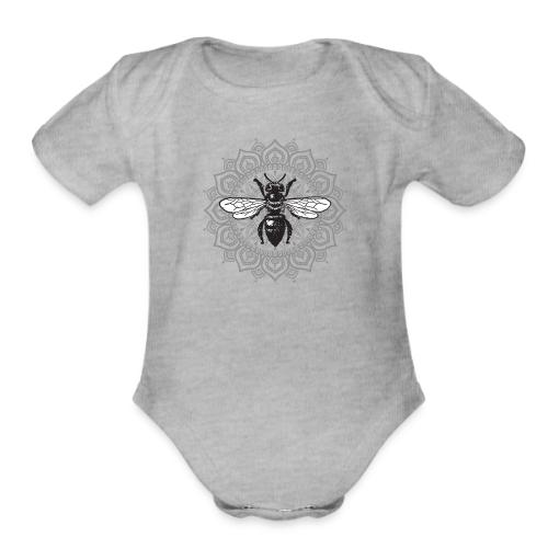 Queen Bee - Organic Short Sleeve Baby Bodysuit