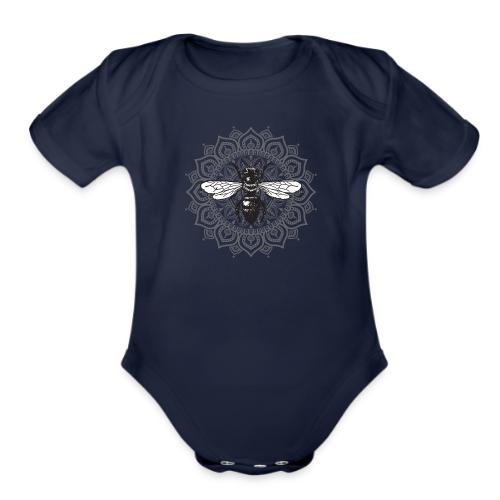Queen Bee - Organic Short Sleeve Baby Bodysuit