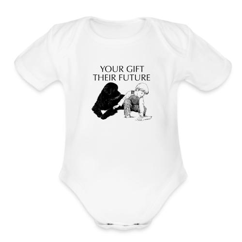 Your Gift, Their Future - Organic Short Sleeve Baby Bodysuit