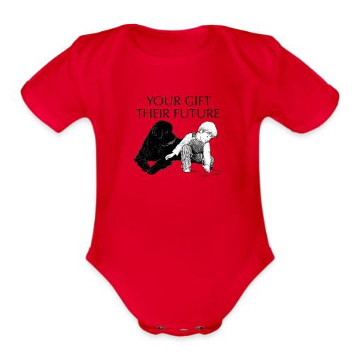 Your Gift, Their Future - Organic Short Sleeve Baby Bodysuit