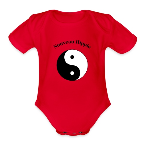 Nouveau Hippie Yin Yang - Organic Short Sleeve Baby Bodysuit