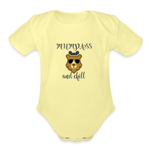 Mumpass & Chill - Organic Short Sleeve Baby Bodysuit