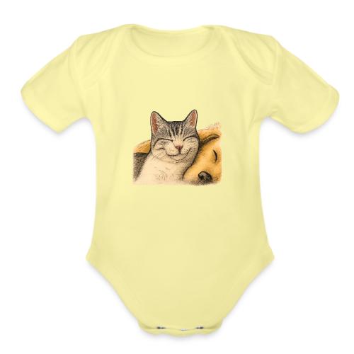 FurEver Friends - Organic Short Sleeve Baby Bodysuit