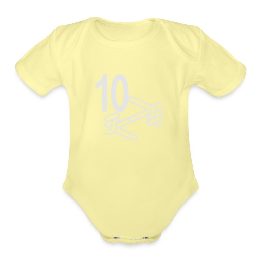 10z Classico - Organic Short Sleeve Baby Bodysuit